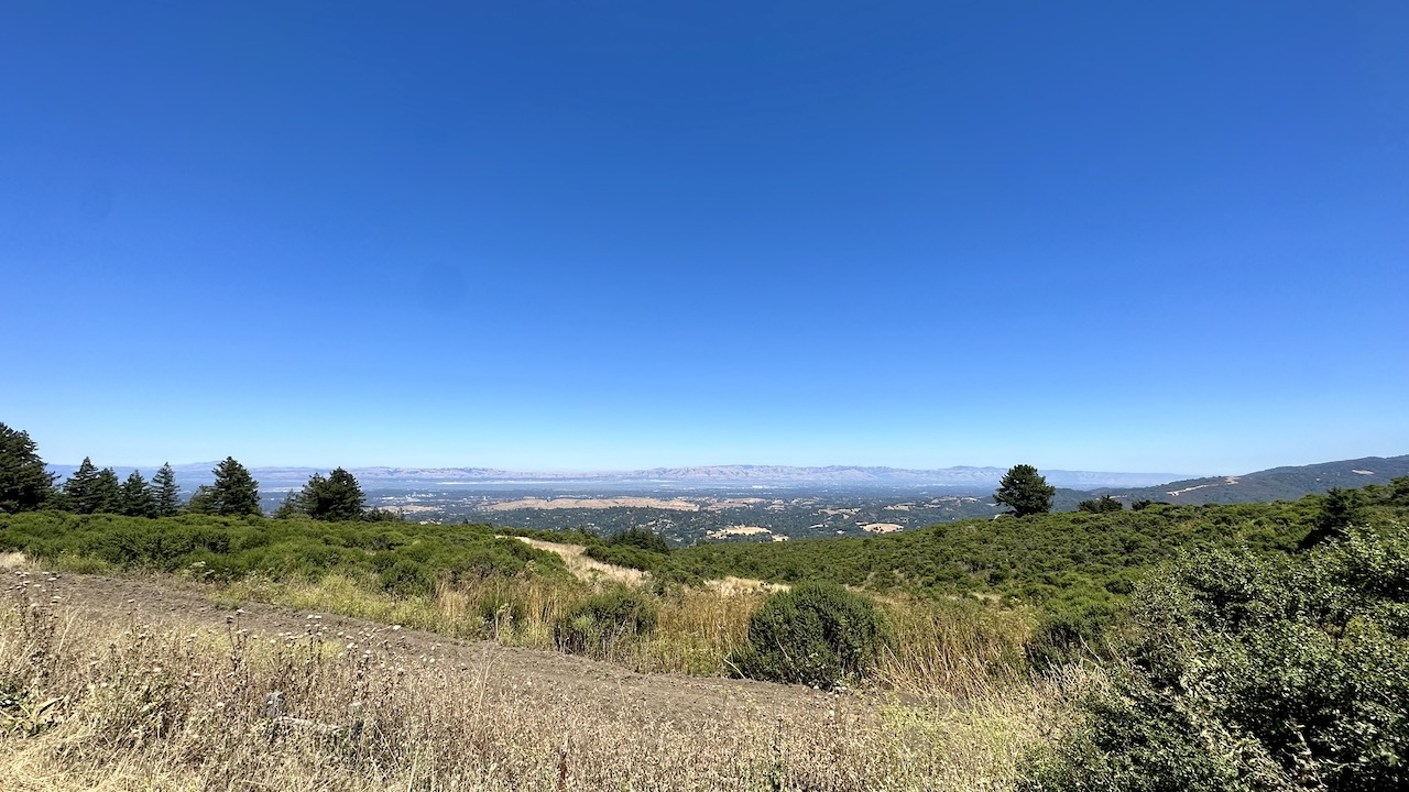 view from Highway 35 in California