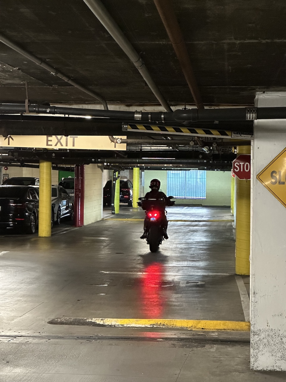 my old FJ being ridden away by my friend after the sale
