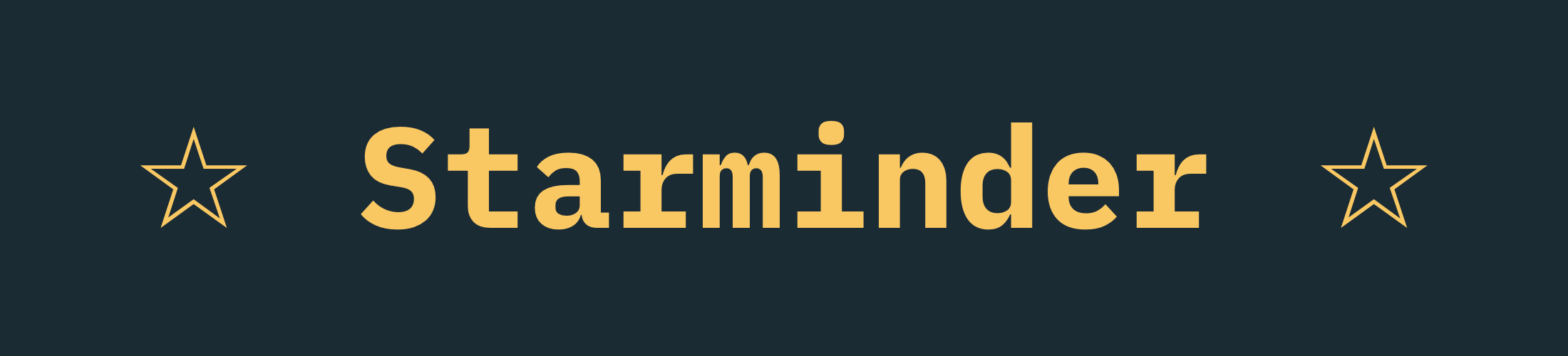 Starminder Starminder hero image